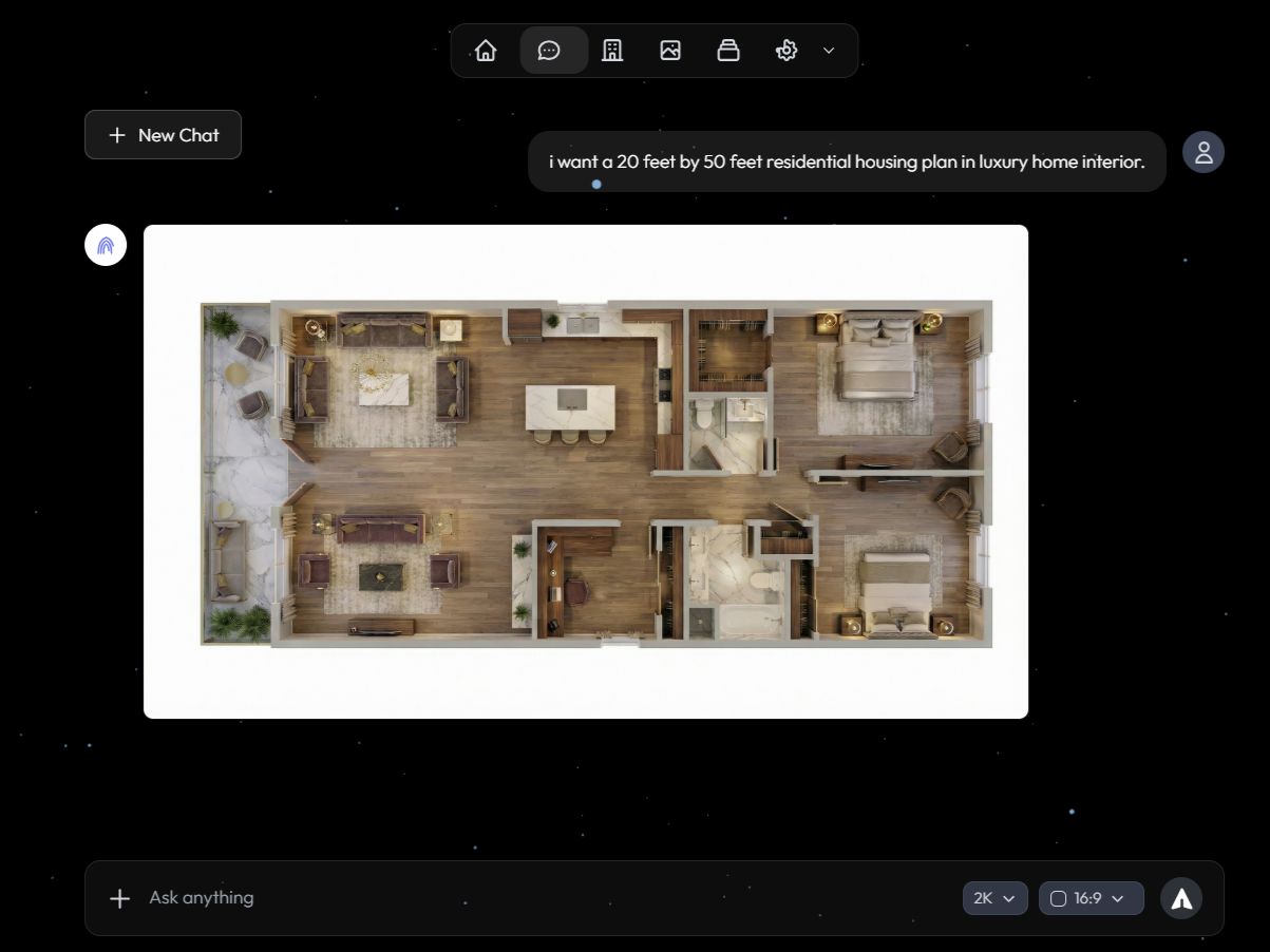 Image Chat & Gen output